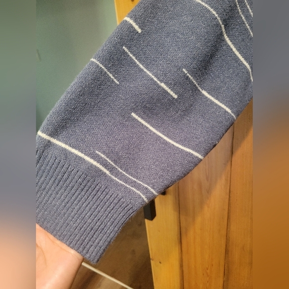 Bloomchic Blue Striped Men's Sweater - Picture 4 of 12